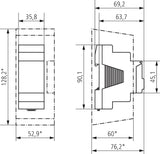 THEBEN Schaltuhr digi 12-24VUC 1kan 2TE SELEKTA 170 top3 12-24 V 87660h REG