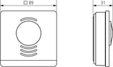 THEBEN CO2-Sensor KNX AP m.Heiz ws AMUN 716 S KNX