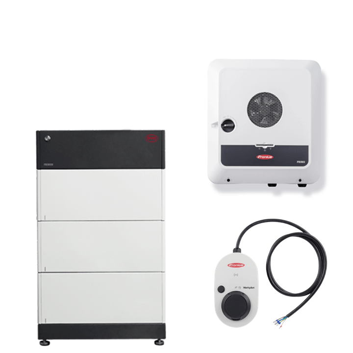 Kombipaket Fronius Symo Gen24 8.0 Plus mit Wattpilot, BYD HVS 7.7 und Smart Meter