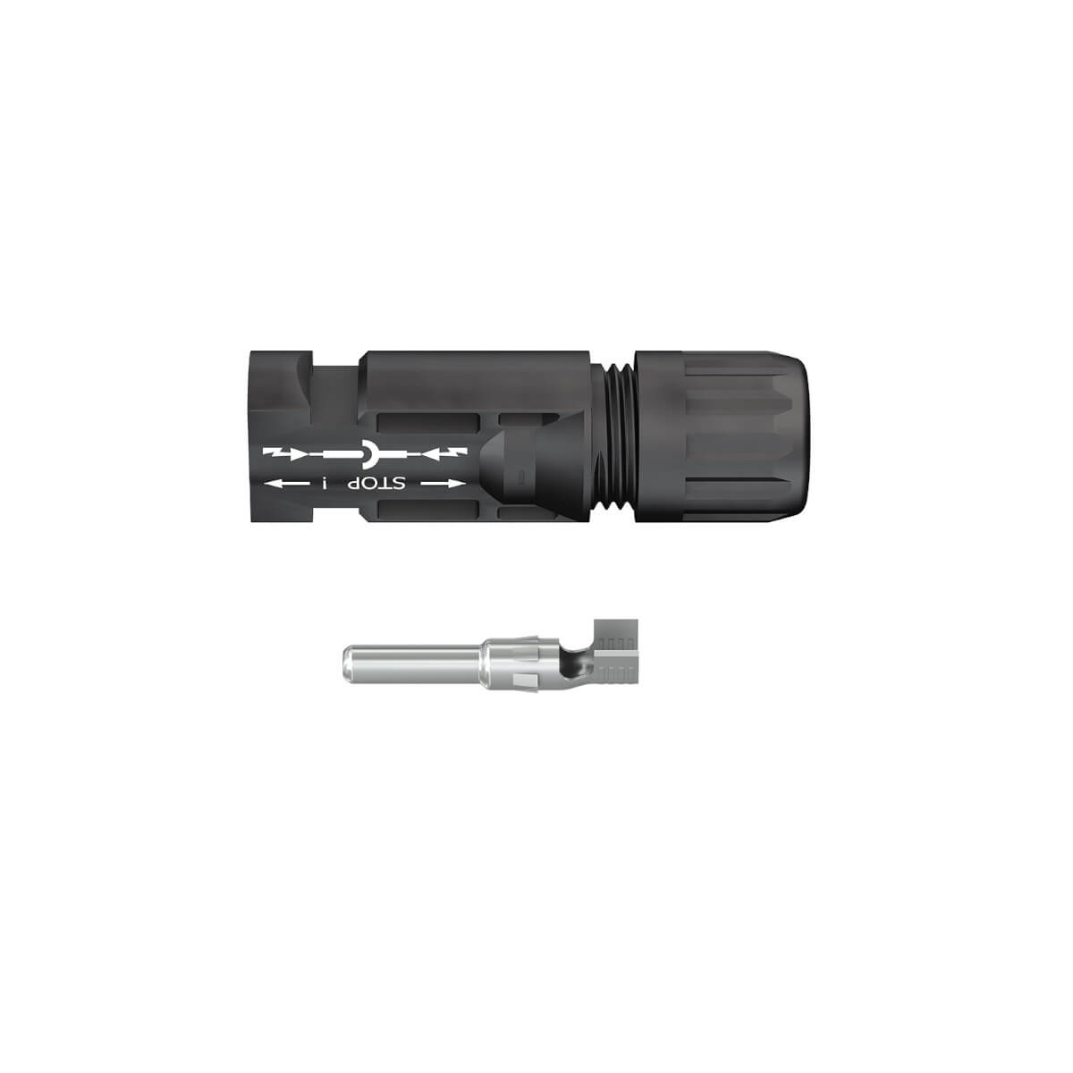 Stäubli MC4 Stecker, 4-6 mm² I, Da 5-6 mm