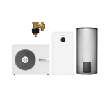 Bosch Monoblock CS8800iAW 15 O-T 15 kW, weiß, Komplettsystem mit Warmwasserspeicher und integriertem Puffer