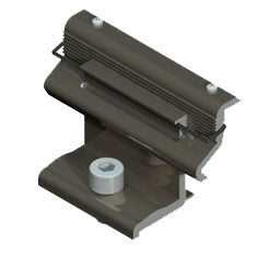 Alumero Abschlussklemme 2.1 Click Schwarz mit Pin, 33-50 mm