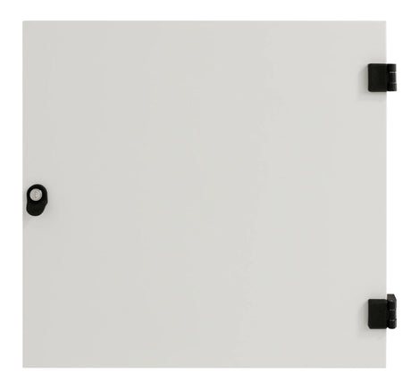 Metall-Tür voll für DW-Schrank 12HE, B=600, RAL7035