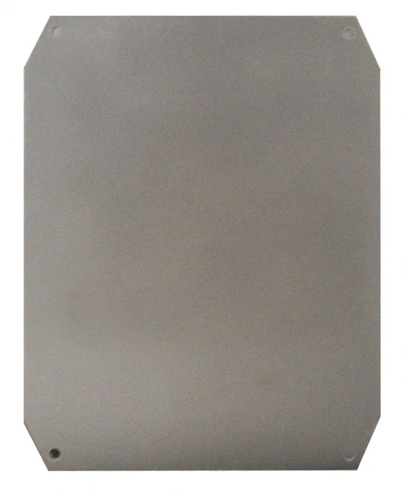 MINIPOL Montageplatte Polyester T=4mm für H=600 B=400mm