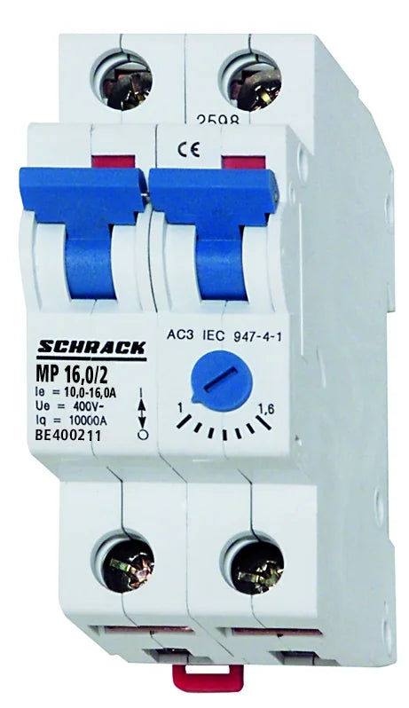 Motorschutzschalter 16,0-25,0A, 2-polig
