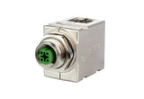 METZ CONNECT Modular-Kupplung 5 RJ45/M12 MWN911A115 Buchse/Buchse Schirm abgew
