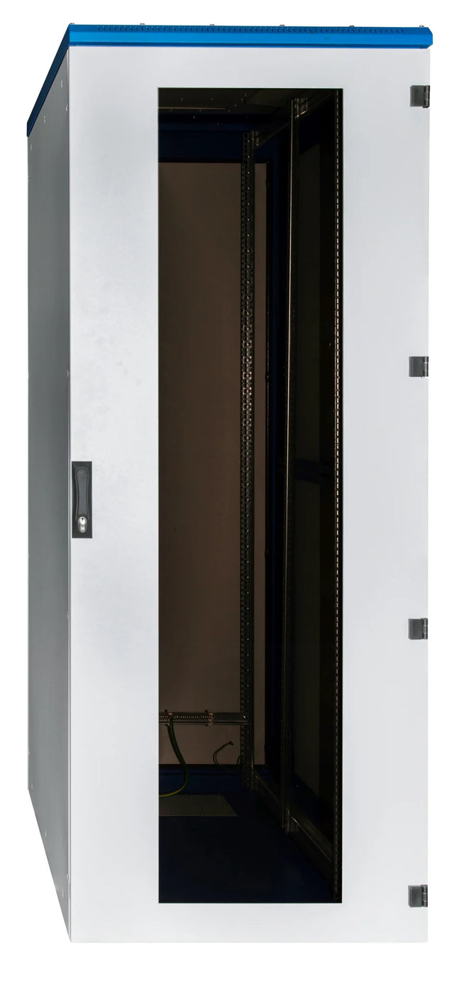 Netzwerk-Standschrank DSI, B600 H1970 T1000mm, 19",42HE,IP54