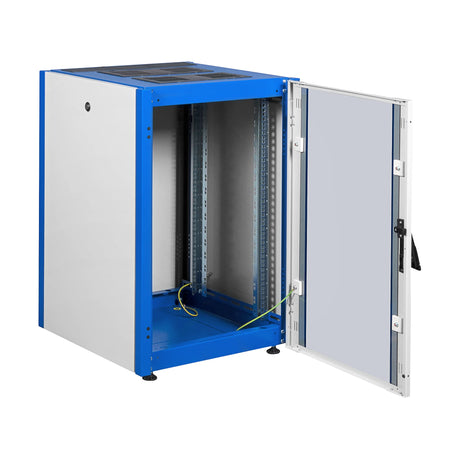 Netzwerk-Standschrank S-RACK, B=600 H=855 T=600, 19", 16HE