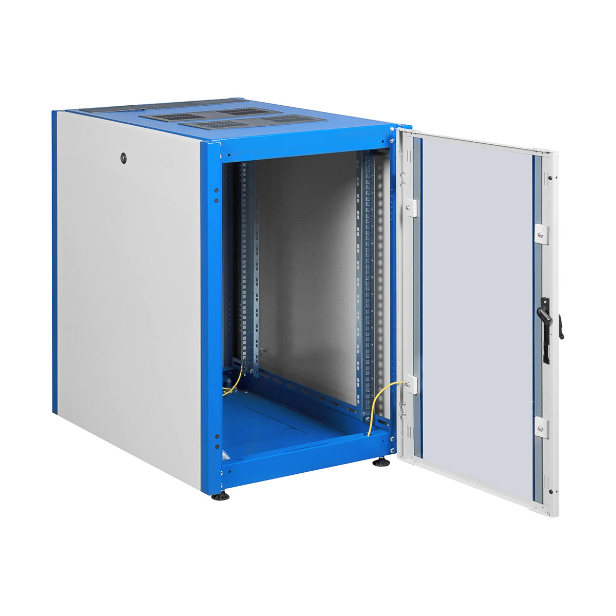 Netzwerk-Standschrank S-RACK, B=600 H=855 T=800, 19", 16HE
