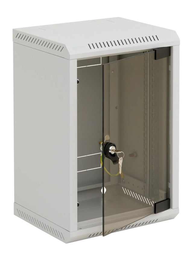 Netzwerk-Wandschrank DV, B=310 H=248 T=260mm,10",4HE,RAL7035