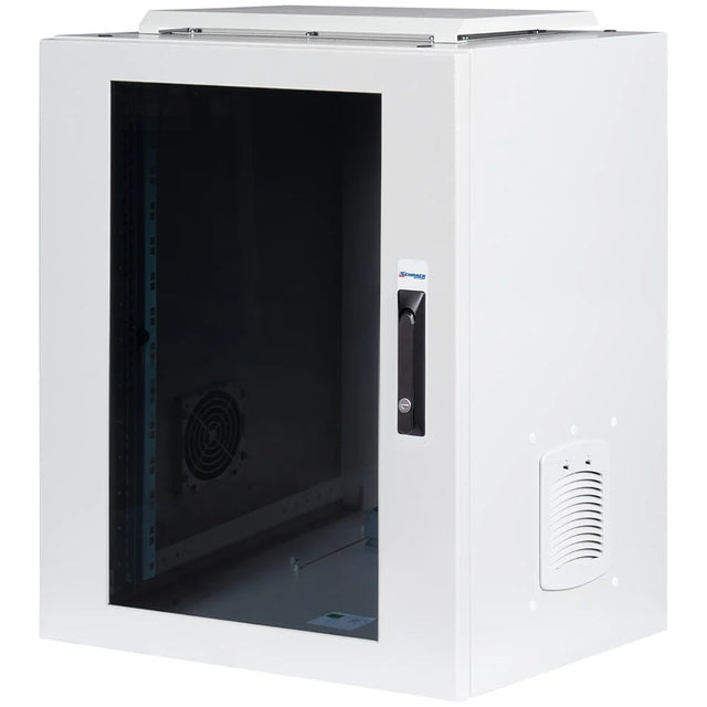 Netzwerk-Wandschrank IP55 Indoor, B600 H663 T600mm, 19" 12HE