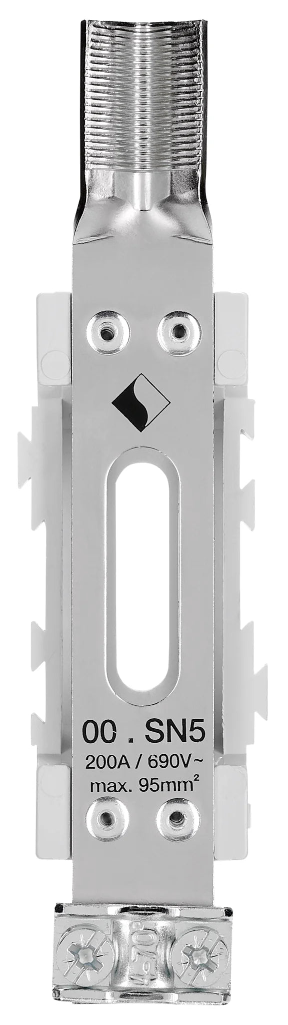 Neutralleiter-Stütze, Größe 00, V-Klemme/Bride, 1-polig