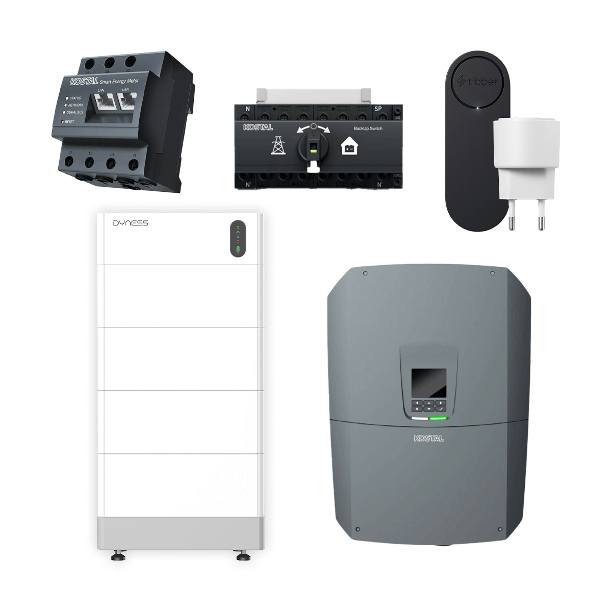 Tibber x Kostal x Dyness (IR+Plenticore G3 M 8.5-12.5 kW mit Tower Pro 15)
