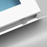Aufbaurahmen weiß RAL 9016 Höhe 5cm für LED Panels 300x1200 vormontiert zur Schnellmontage - Beleuchtung