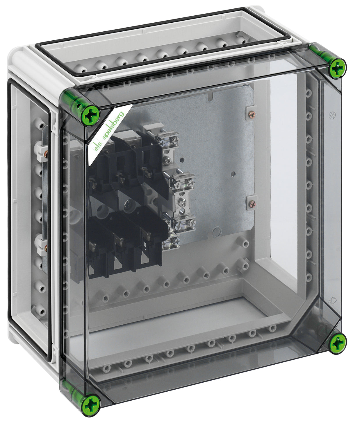 SPELSBERG Sicherungsgehäuse 160A IP65 GTS 201 NH-Sich uni Kst m.transpDeckel