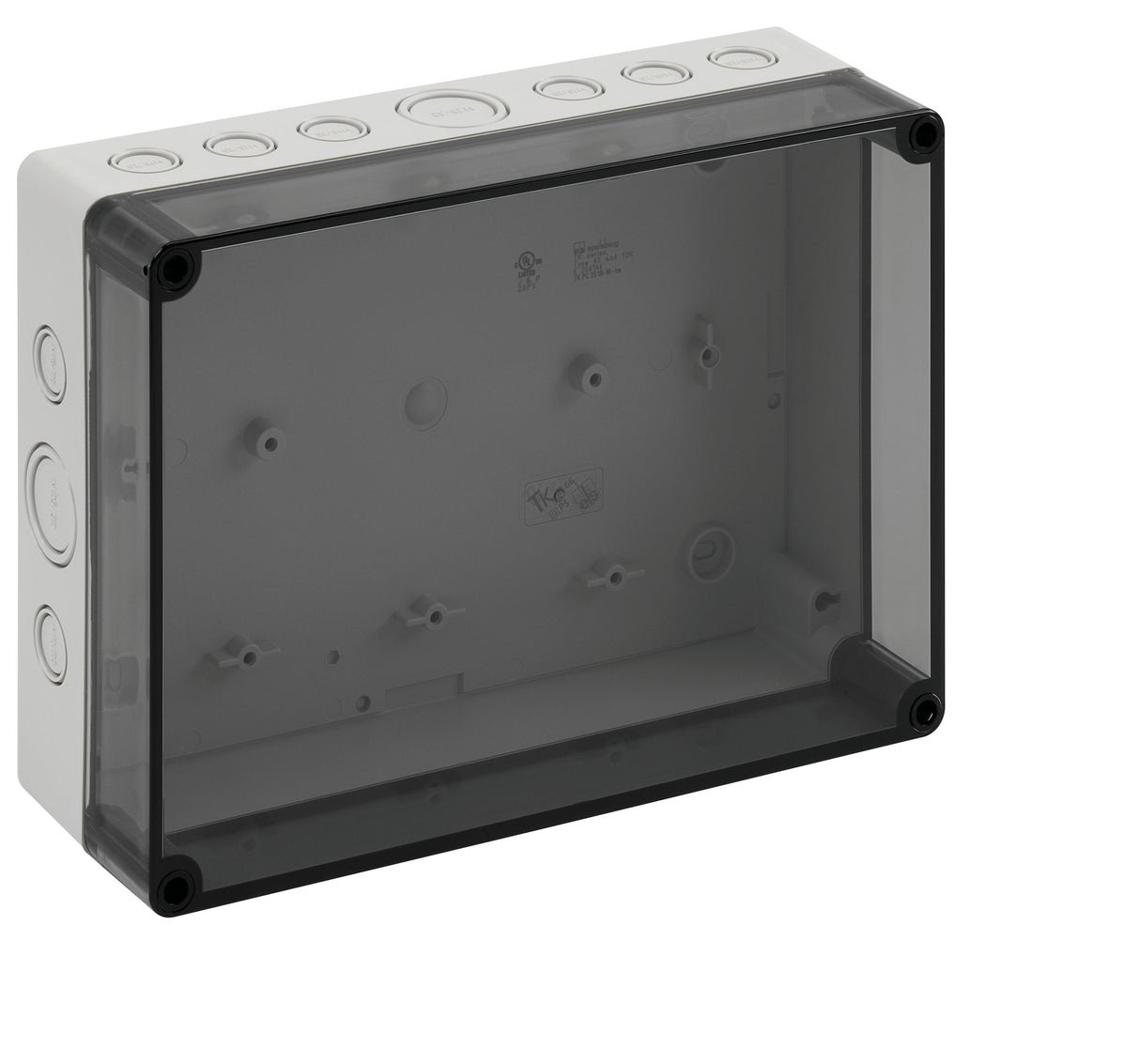 SPELSBERG Leergehäuse Kst IP66 ET69mm TK PS 2518-8f-tm B180xH254xT84mm geschl