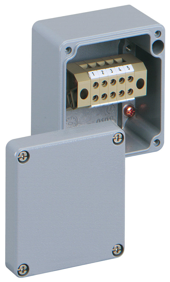 SPELSBERG Abzweigdose Klemme IP66 4qmm ALR 88-4² 80x75x57mm rechteck Alu hfr