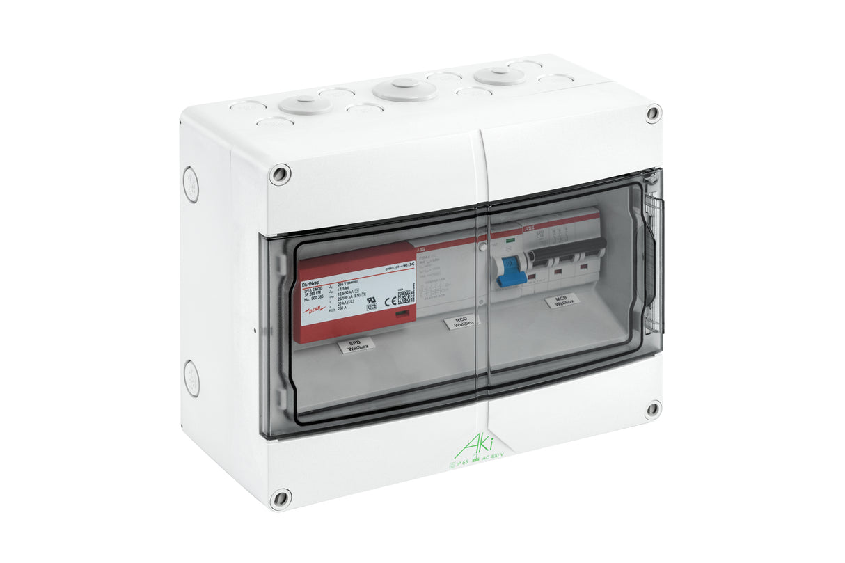 SPELSBERG Kleinverteiler bestückt Kst AKi 12 EMOBIL 11kW-ÜSS 250x200x122mm