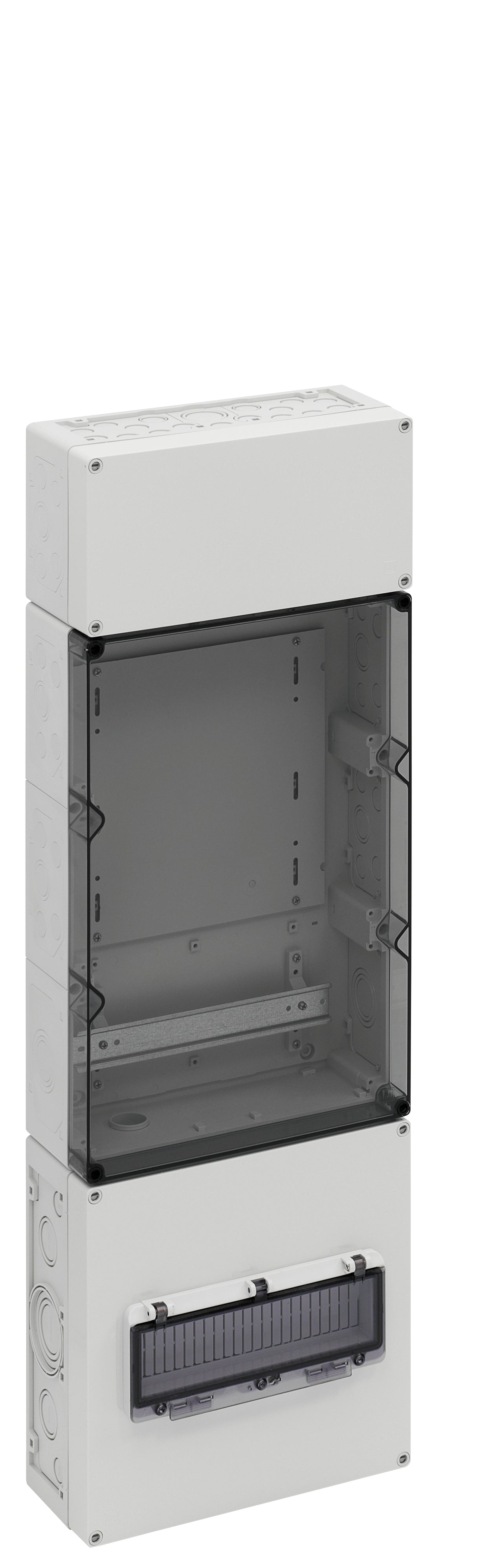 SPELSBERG Zählergehäuse Aufb IP54 Kst ZVi 9030-W 300x900x132mm m.Tragschien