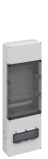 SPELSBERG Zählergehäuse Aufb IP54 Kst ZVi 9030-W 300x900x132mm m.Tragschien