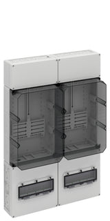 SPELSBERG Zählergehäuse Aufb IP54 Kst ZVi 9060-S 600x900x210mm m.Tragschien