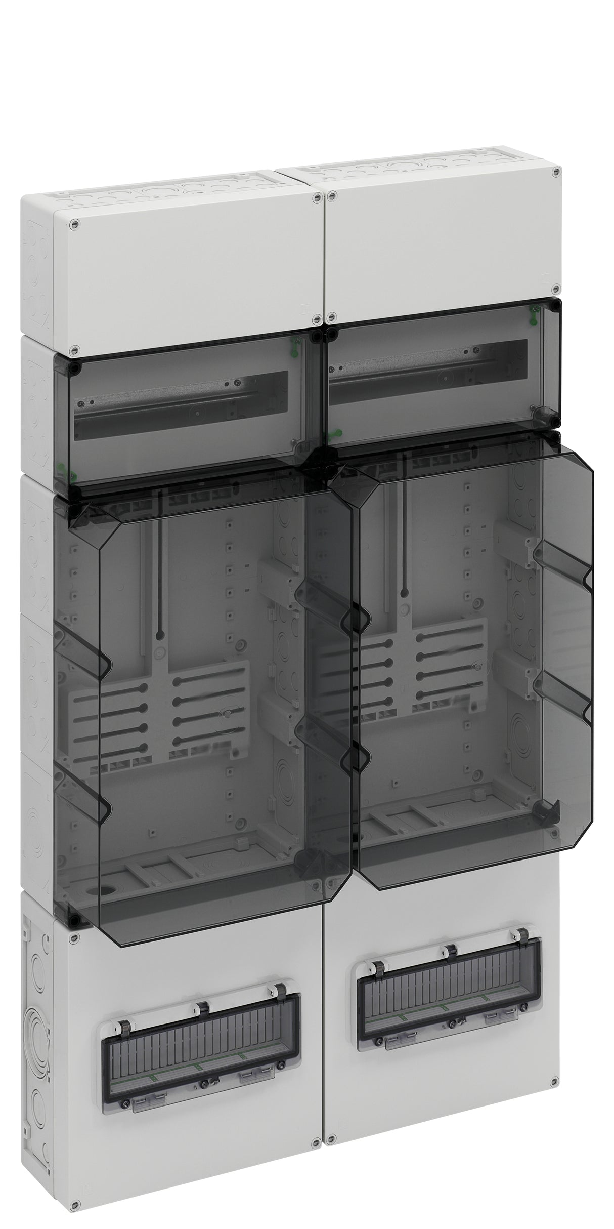 SPELSBERG Zählergehäuse Aufb IP54 Kst ZVi 10560-S 600x1050x210mm m.Tragschien