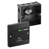 SPELSBERG Abzweigdose IP66 4qmm quadrat Abox 040-L/sw EasyPrint 102x102x57mm