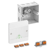 SPELSBERG Abzweigdose Steckkl IP66 4qmm Abox SLK-4²/w 102x102x57mm quadrat Kst