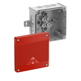 SPELSBERG Abzweigkasten 127x127mm Kst rt Abox 060 AB-L/SB IP66 IK07 hfr