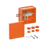 SPELSBERG Abzweigdose Klemme IP66 6qmm WKE 4 - Duo 5/3 x 6² 150x150x85mm Kst