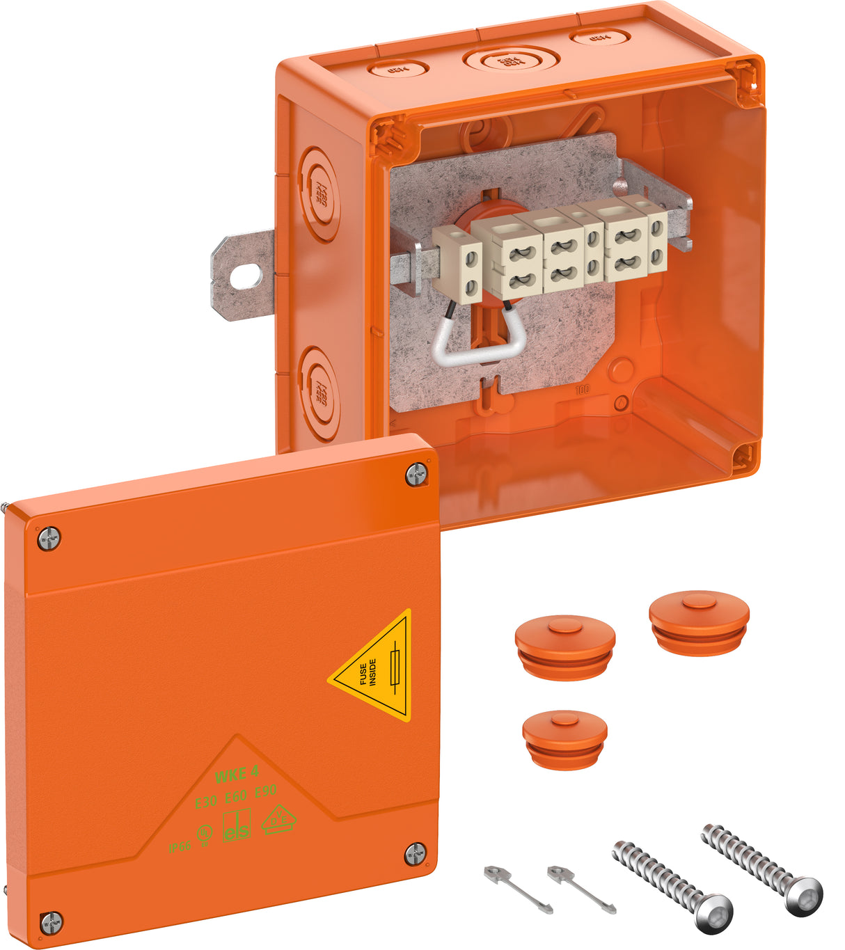 SPELSBERG Abzweigdose Klemme IP66 6qmm WKE 4 - 5/3 x 6² 1SB 150x150x85mm Kst