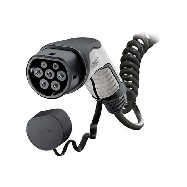 Hardy Barth Ladekabel Typ 2 Spiral 4m, 20 A (offenes Ende)