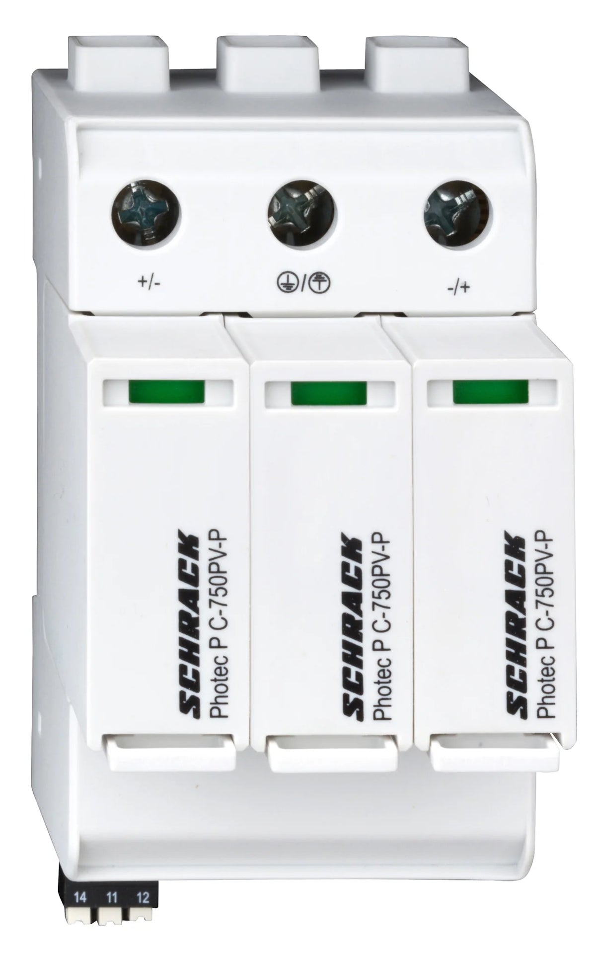 Photovoltaikableiter Klasse II (C), 1500VDC, 20kA+HK