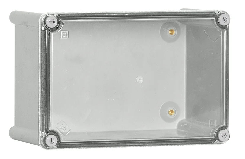 Polyester Gehäuse mit transparenten PC-Deckel, 270x360x171mm