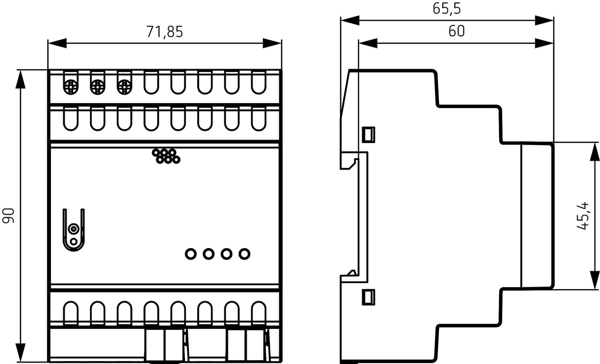 THEBEN Spannungsversorgung KNX REG 4TE PS 160 mA T KNX 160mA LED