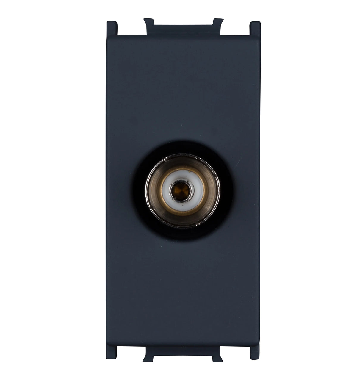 Radiosteckdose 1M 0dB, schwarz
