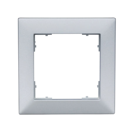 Rahmen 55x55mm, 1-fach, Silber (10er-Pack)