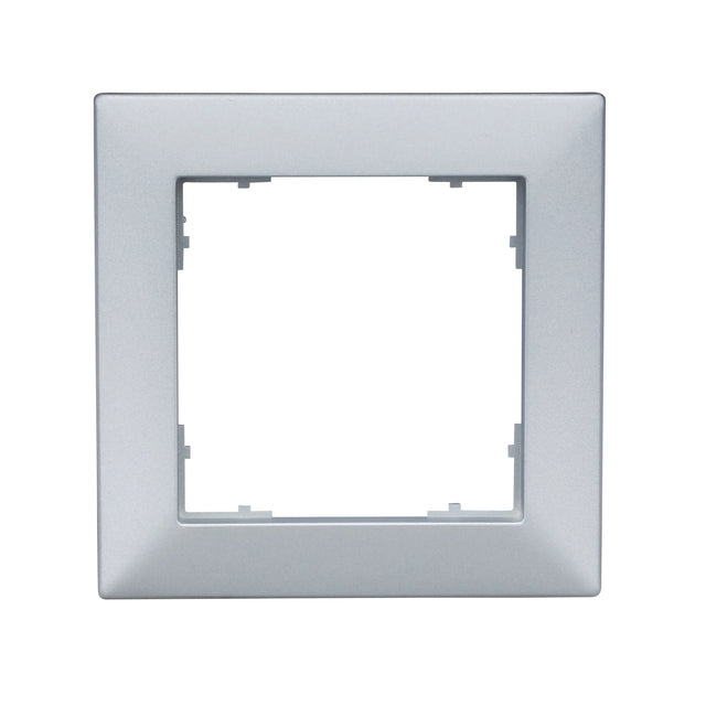 Rahmen 55x55mm, 1-fach, Silber (10er-Pack)