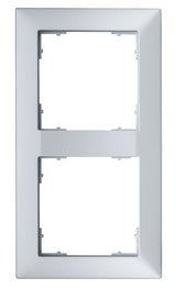 Rahmen 55x55mm, 2-fach, Silber (10er-Pack)