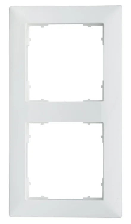 Rahmen 55x55mm, 2-fach, weiß (10er-Pack)