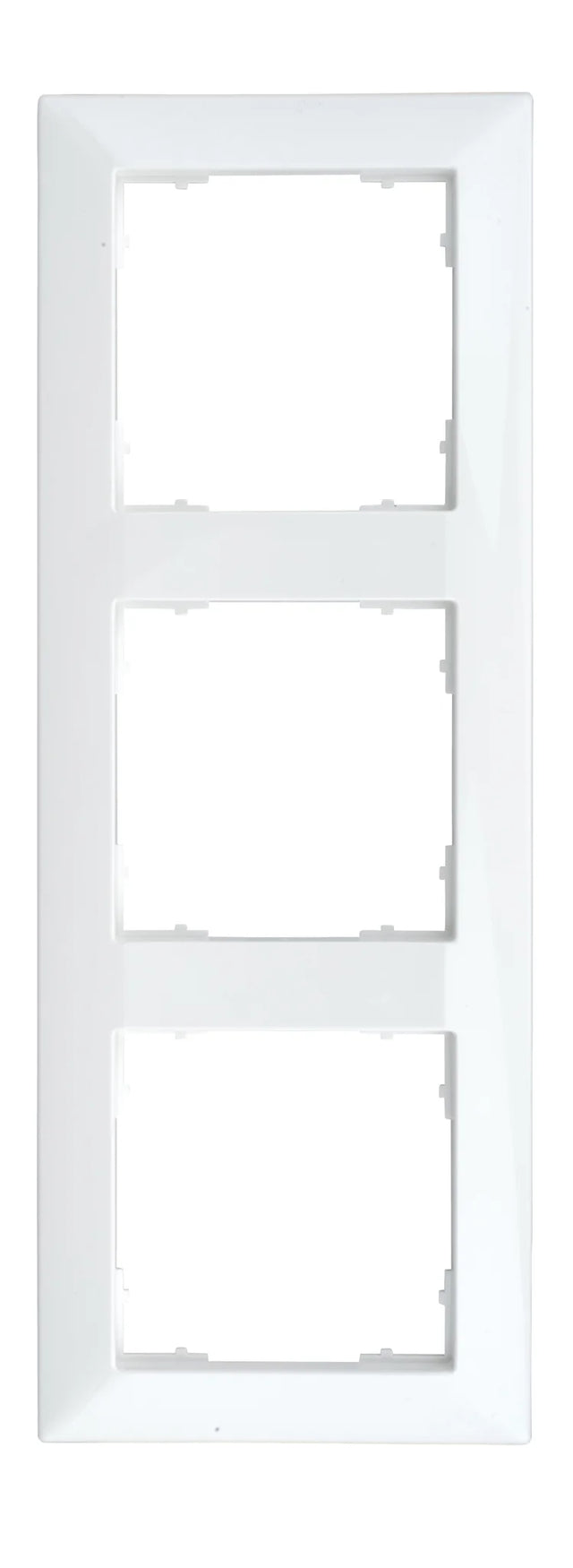 Rahmen 55x55mm, 3-fach, weiß (10er-Pack)