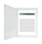 Rahmen, Tür, Einbauten für Mediaverteiler BK0857, 2-reihig