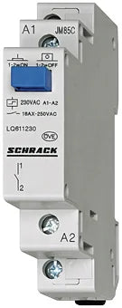 Reiheneinbau Fernschalter, 1 Schließer, 12VAC