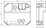THEBEN Medienkoppler KNX UP LED TE IP20 Medienkoppler TP-RF KNX