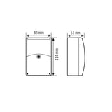 ESYLUX Dämmerungsschalter AP 1S 2300W ws CDS -A/T 60s/ein 60s/aus IP54