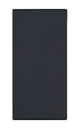 Schalterabdeckung 1M, schwarz (10er-Pack)