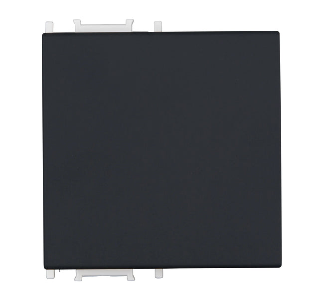 Schalterabdeckung 2M, schwarz (10er-Pack)