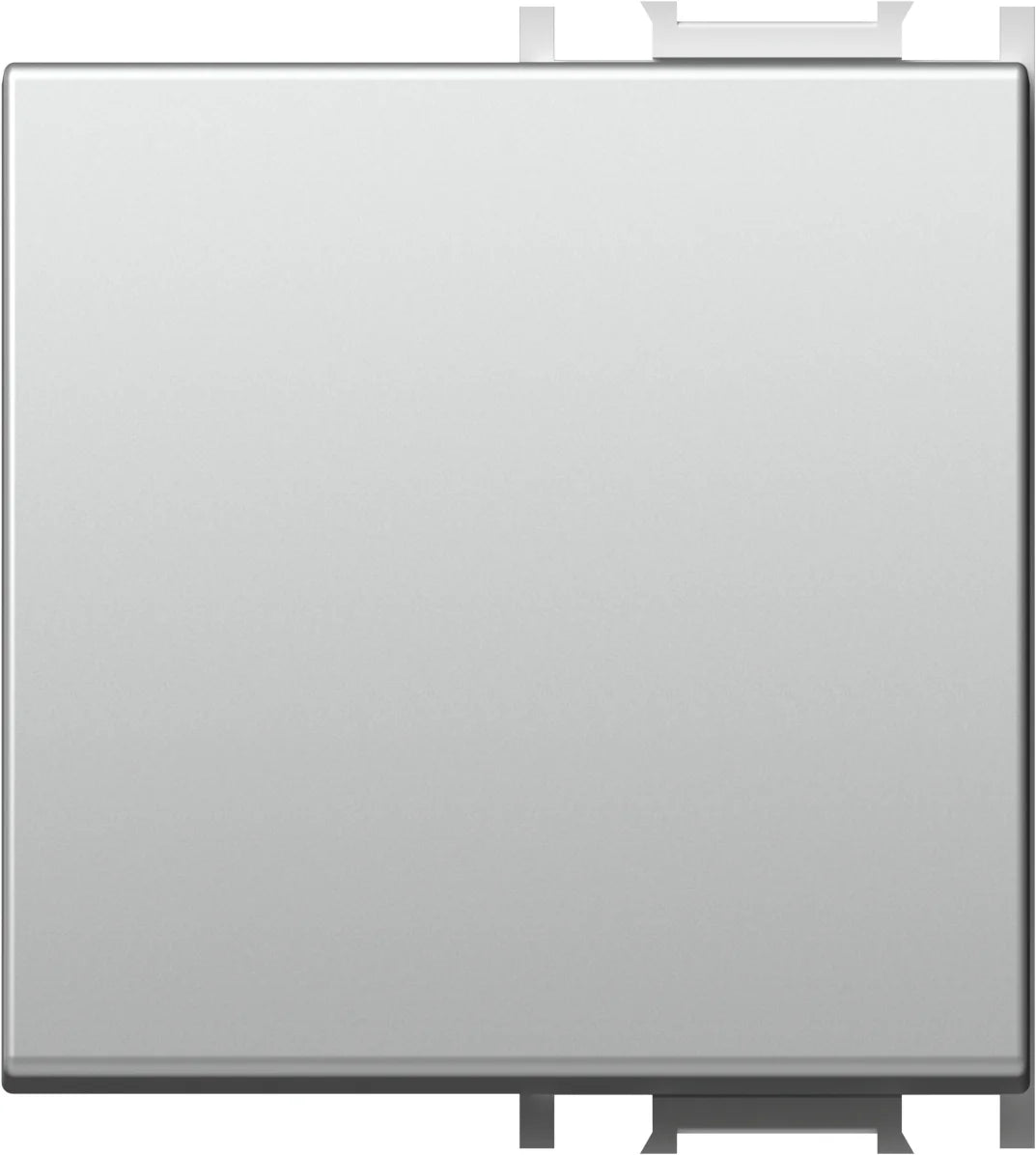Schalterabdeckung 2M, silber (10er-Pack)