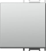 Schalterabdeckung 2M, silber (10er-Pack)