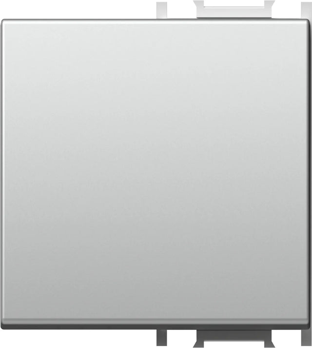 Schalterabdeckung 2M, silber (10er-Pack)